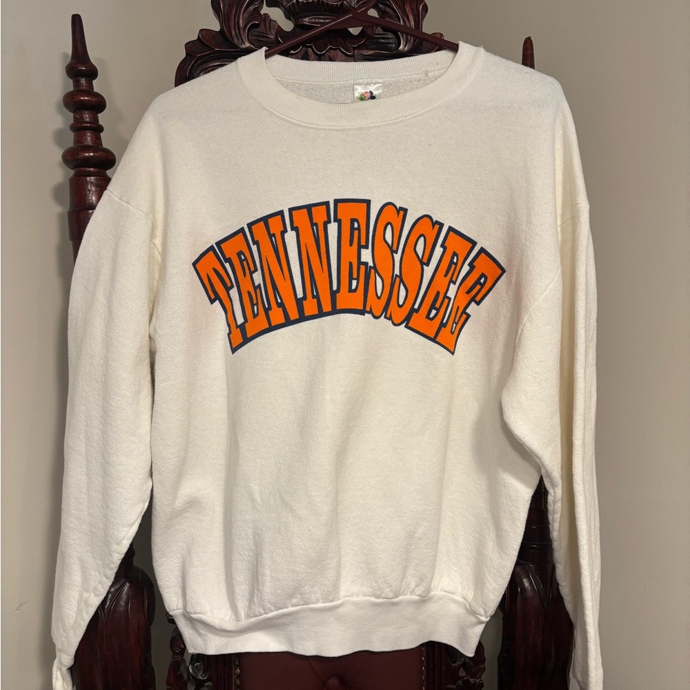 Vintage Tennessee Crew Neck Sweatshirt Fruit Of The Loom 90s Size Large